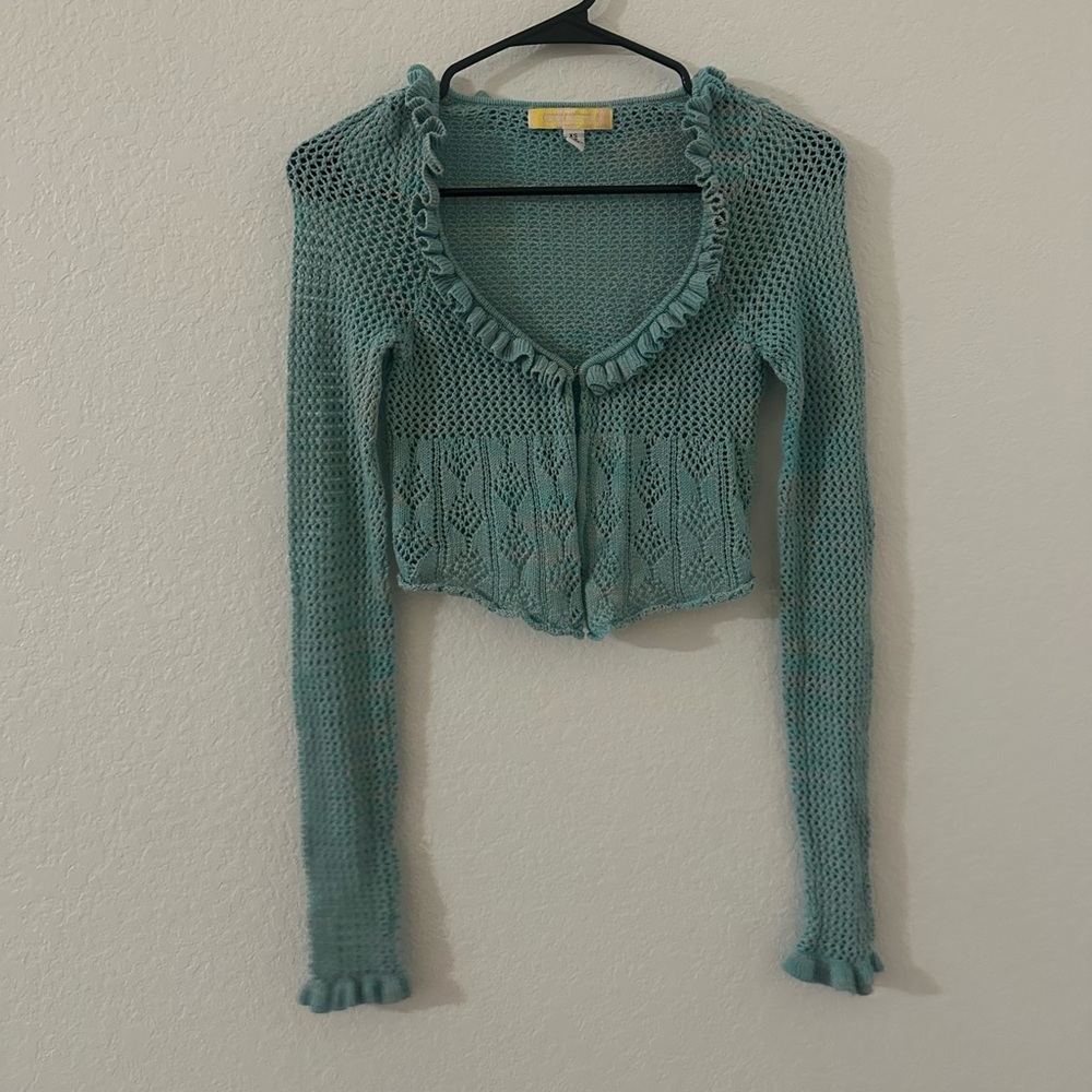 Urban Outfitters Light Blue Knit Sweater